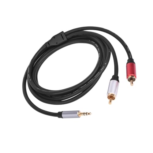 YIXANNX Fernseher 3,5 mm Adapterkabel, doppelte Abschirmung, Anti Interferenz Audio Verlängerung, Lautsprecher Extender Zubehör YIXANNX Fernseher 3,5 mm Adapterkabel, doppelte Abschirmung, Anti Interferenz Audio Verlängerung, Lautsprecher Extender Zubehör von YIXANNX