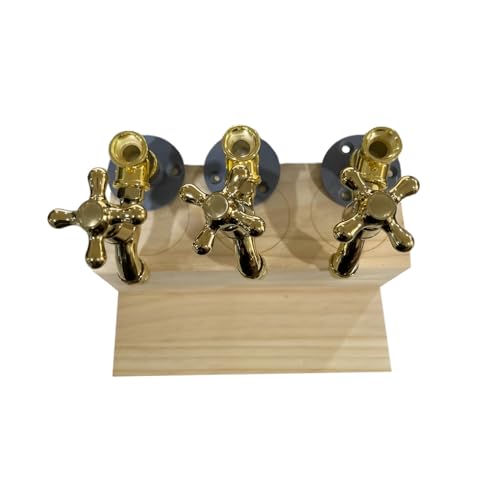 YIXANNX Whisky Holzspender, 1/2/3 Kopf, Wasserhahn förmiger Esstisch, Weinhalter, Schnapsstationen, Rohrdiffusor, Bar Zubehör, Nr. 3 YIXANNX Whisky Holzspender, 1/2/3 Kopf, Wasserhahn förmiger Esstisch, Weinhalter, Schnapsstationen, Rohrdiffusor, Bar Zubehör, Nr. 3 von YIXANNX