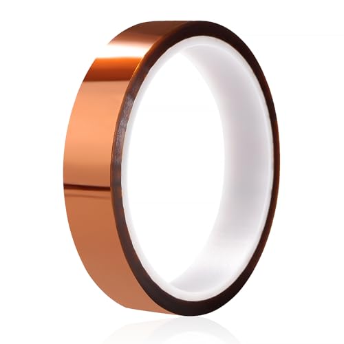 YIXISI 18mmx33m Kapton Tape, Hohe Temp Tape, Hohen Temperaturen Hitzebeständig Klebeband, Polyimid Film Klebeband YIXISI 18mmx33m Kapton Tape, Hohe Temp Tape, Hohen Temperaturen Hitzebeständig Klebeband, Polyimid Film Klebeband von YIXISI