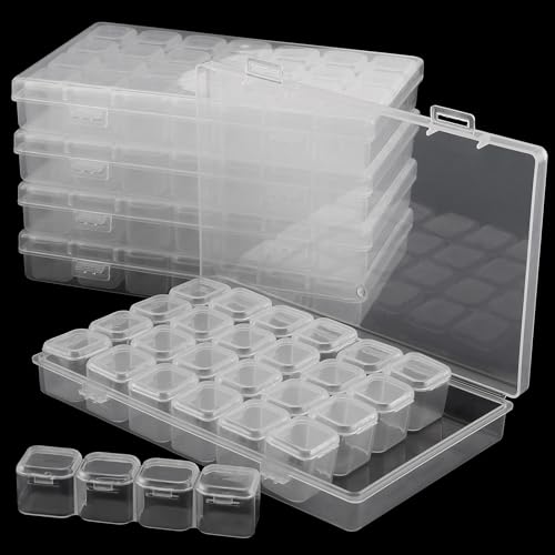 YIXNSW 5 Stück Sortierbox Transparent 28 Fächer Sortierboxen Kunststoff Perlen Box mit Deckel Sortierbox Transparent zur Aufbewahrung von Kleinteilen, Schmuck, Perlen und Accessoires YIXNSW 5 Stück Sortierbox Transparent 28 Fächer Sortierboxen Kunststoff Perlen Box mit Deckel Sortierbox Transparent zur Aufbewahrung von Kleinteilen, Schmuck, Perlen und Accessoires von YIXNSW