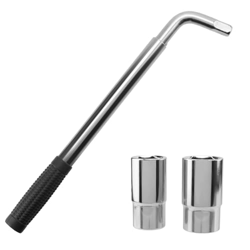 YIXNSW Radmutternschlüssel Set, Teleskop Radschlüssel, Ausziehbarer Radmutternschlüssel, Radmuttern Schlüssel mit 2 Standardbuchsen 17/19mm 21/23mm mit Aufbewahrungstasche für den Reifenwechsel YIXNSW Radmutternschlüssel Set, Teleskop Radschlüssel, Ausziehbarer Radmutternschlüssel, Radmuttern Schlüssel mit 2 Standardbuchsen 17/19mm 21/23mm mit Aufbewahrungstasche für den Reifenwechsel von YIXNSW