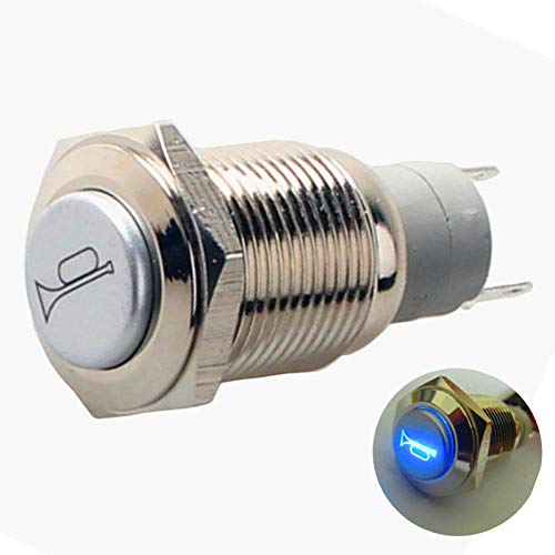 Yiyida – Hupentaste, 12-150 Autotaste, Signalhorn, 12 V, wasserdicht, Druckschalter aus Metall von YIYIDA
