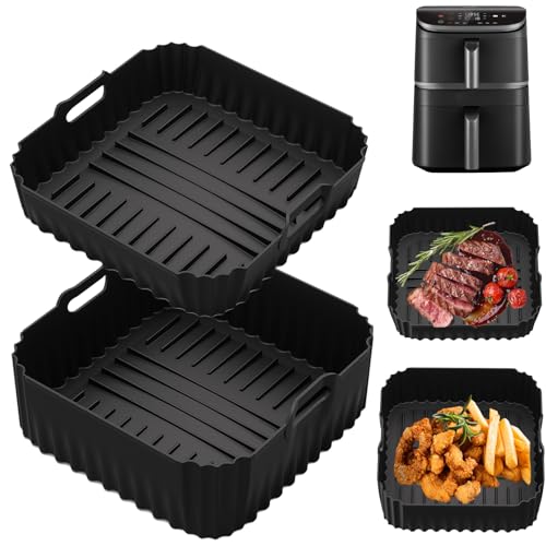 Silikonform Airfryer Zubehör Speziell für Cosori Turbo Tower,für Cosori Turbo Tower Pro & Smart 10,8L Silikonform Heißluftfritteuse 2 kammern Double Stack für COSORI DC111,DC112 & DC113S (6,5L&4,3L) Silikonform Airfryer Zubehör Speziell für Cosori Turbo Tower,für Cosori Turbo Tower Pro & Smart 10,8L Silikonform Heißluftfritteuse 2 kammern Double Stack für COSORI DC111,DC112 & DC113S (6,5L&4,3L) von YIYSTRIEY