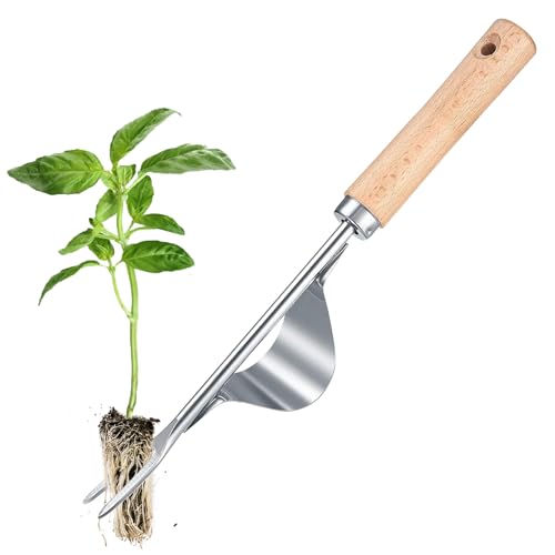 YIZHIXIANGQ Unkrautstecher, Jätwerkzeuge, Handjätgerät Garten, Handjätgerät, Wurzeljäter, Unkrautstecher Wurzeljäter, Geeignet zum Entfernen von Unkraut in Gärten/Gemüsegärten/Landschaften (A) von YIZHIXIANGQ