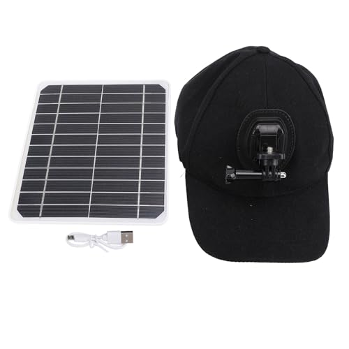 20 W Solarpanel mit Hut Hocheffiziente Ausgänge vielseitig tragbar für Outdoor-Aktivitäten von YIZISECCE