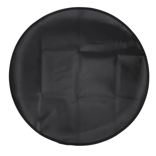 36 Zoll runde feuerfeste Grillpolster wasserdichtes beständig für Picknick-Premium-Silikon im Freien (Doppelseitiges Silikon) von YIZISECCE