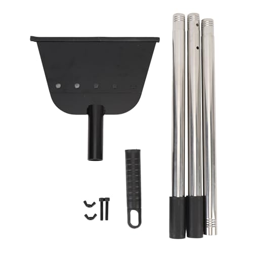 Flat Snow Shovel Multifunktional Stahl Metall Auffahrt Hochleistungsboden Eiskratzer Gartengrasspaten von YIZISECCE