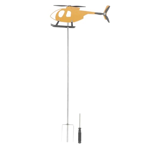 Flugzeug Wetterfahne Gelb Windmühle Outdoor Wind Skulptur Flug Liebhaber Garten Dekoration Flugzeug Wetterfahne Gelb Windmühle Outdoor Wind Skulptur Flug Liebhaber Garten Dekoration von YIZISECCE