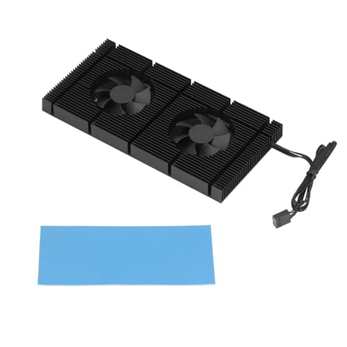 Für GK6 für Dual PWM -Lüfter VRAM Heatkolben, einstellbare Geschwindigkeits -Backplane, Speicherkühlkühler für 3080 3070 Kühler (0,5 mm Pad 700) von YIZISECCE