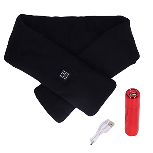Für Heizungsschal, Ferninfrarotheizungstechnologie, 3 Level, waschbar, atmungsaktiv, USB -intelligent, für den komfortablen Gebrauch (Schwarz) von YIZISECCE