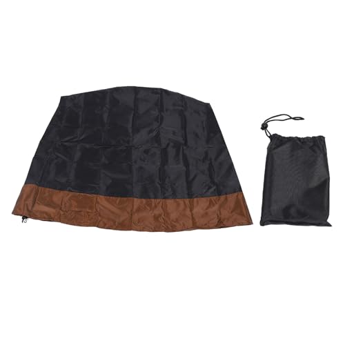 Gartenbrunnenabdeckung 420d Silber beschichtetes wasserfestes Vogelbad Schutzabdeckung für Winter im Freien Terrassfontain Statue von YIZISECCE