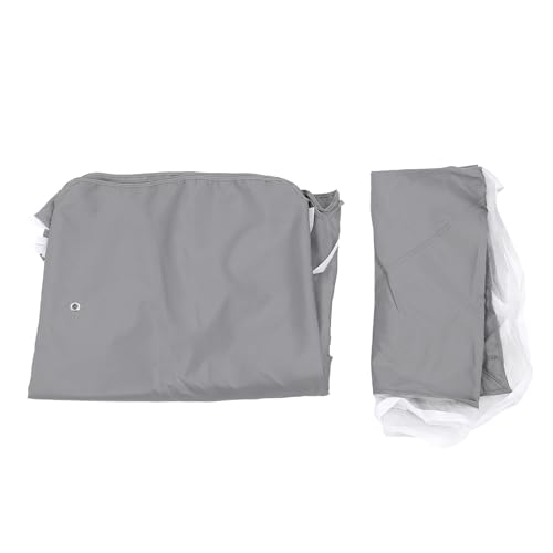 Graues Zeltersatz Ersatz Baldachin Top wasserfest UV50+ Sonnenschutzzelt Abdeckung im Freihöfen Gärten im Freien (3 * 3m) von YIZISECCE