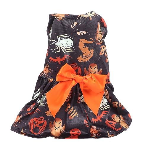 Halloween Hundekleid Süßes einzigartiges Muster bequemes weiches Urlaubsoutfit Kleidung Hundekleider für Welpen von YIZISECCE