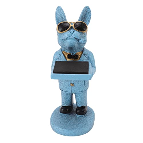 Harz handgefertigtes Uhrenständer atives Displaymodell für Home Office (L Glücklicher Hund) von YIZISECCE