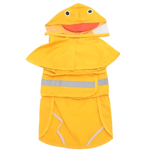 Hunde Regenmantel wasserdichte transparente Kapuze Verstellbare Hundemantische für Outdoor -Aktivitäten im Freien (XL) von YIZISECCE