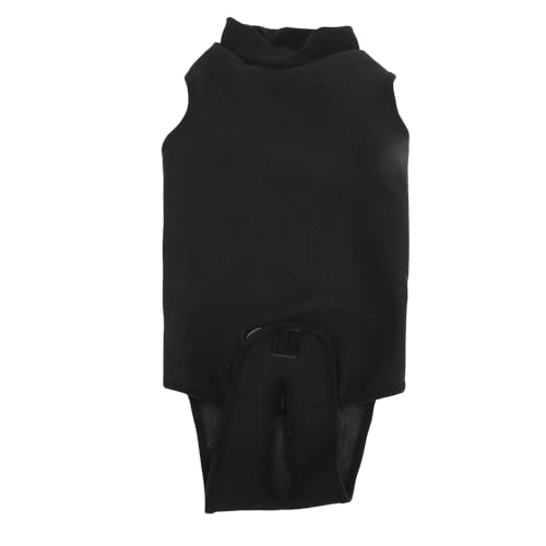 Hundechirurgie Erholung Anzug Professioneller Haken und Schleifen befestigen wiederverwendbares Anti -Lick -Waschanschluss -Schweißabsorption Pet nach der Operation (S) von YIZISECCE