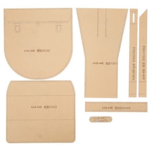 Messenger Bag Acryl Schablone Klar Transparent Präzise Schnitt Leicht gewicht Vorlage DIY Leder Handwerk für DIY Liebhaber von YIZISECCE