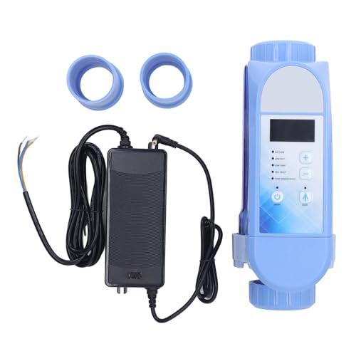 Pool -Chlorinator -System effizienter selbstbetrieblicher Salzwassergenerator für Poolreinigungsplatte Blau (EC Pro 20) von YIZISECCE