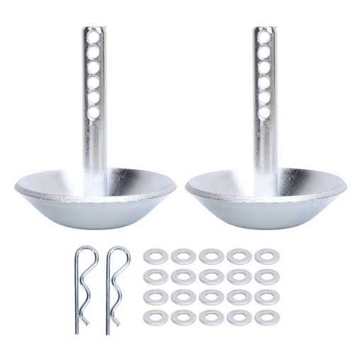 Schneepflug Schuhe Verstellbares Höhenmetall für Polaris ATV UTV von YIZISECCE