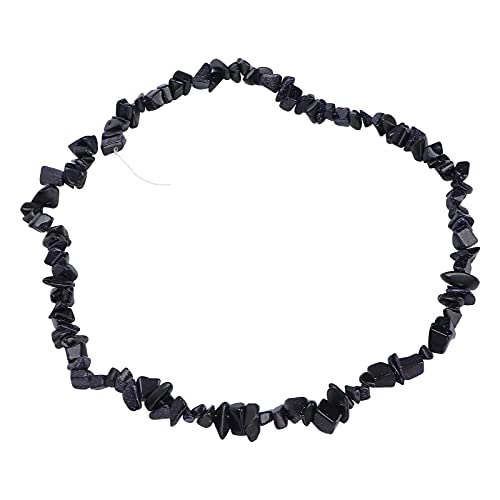 Steinperlen für Schmuck, die unregelmäßige Perlen DIY -Halskettenarmband machen Zubehör machen (Blauer Sandstein) von YIZISECCE