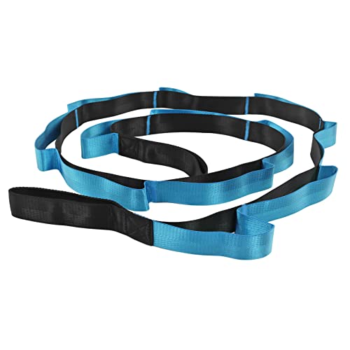 Stretch Gurt Yoga Nylon Elastizitätsband -Übungsausrüstung Haustraining Flexibilität Pilates Pilates (Blau) von YIZISECCE