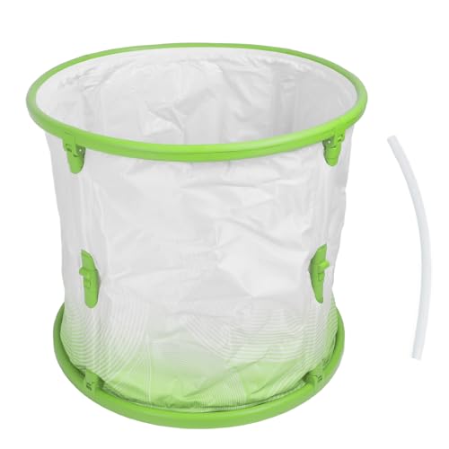 Tragbare faltbare Badewanne 70 cm verstärkte PVC -Einweichenwanne mit Schlauch für Erwachsene Babybad Babybadezimmer (Grün) von YIZISECCE