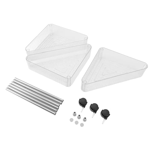 YIZISECCE Badezimmerlagerregal moderner einfacher Stil Multi -Layers großer Kapazitätsständer zu Hause mit n Design (35,5x27x61cm / 14.0x10.6x24.0in) von YIZISECCE