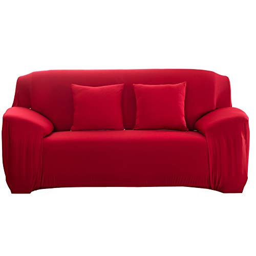YIZISECCE Für die Sofa -Abdeckung für den Kissenschutz wasserdichte elastische staubfeste Abdeckung für den Heimgebrauch (Doppelsitz 145-185 cm) von YIZISECCE