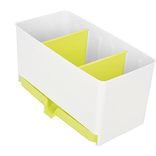 YIZISECCE Kitchen -Abschläge für Löffel und Essstäbchen, waschbarer Organizerhalter mit getrennten Fächern (Grün) von YIZISECCE