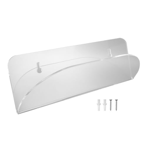 YIZISECCE Skateboard -Wandmontage Display Rack Clear Acrylhalter Longboard Speicher von YIZISECCE
