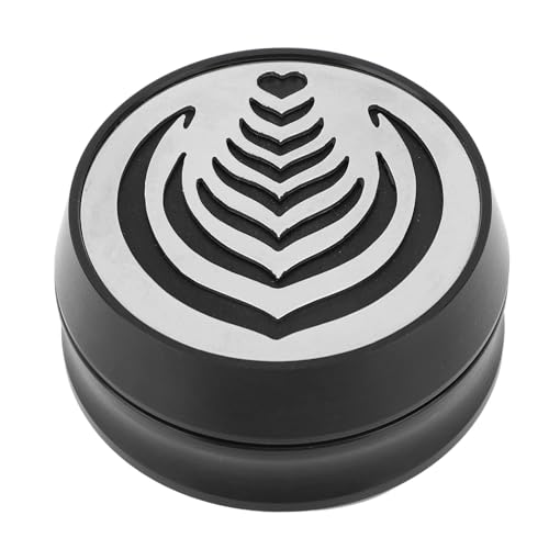 YIZISECCE für 58 mm Edelstahl ausgehöhltes aushöhllicher Höhe Kaffeeverteiler Kaffeeverteilungswerkzeug ausgehöhlt (Schwarz) von YIZISECCE