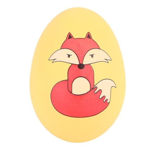 YIZISECCE für Latex -Haustierball, bissfestes interaktives Hundespielzeug, zum Fetch -Spiel mit Quietschern, für Katzen und Hunde, langlebige Kauen -Eierkugel, mittelgroße Größe (Gelb) von YIZISECCE