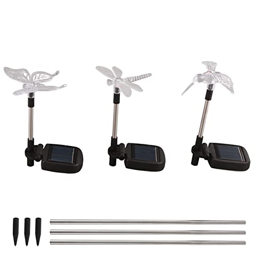 YIZISECCE für Rasengarten -LED -Licht, für solarbetriebene Leuchten im Freien, 3PCS wasserdichte farbenfrohe Landschaftsbeleuchtung für die Dekoration des Innenhofs YIZISECCE für Rasengarten -LED -Licht, für solarbetriebene Leuchten im Freien, 3PCS wasserdichte farbenfrohe Landschaftsbeleuchtung für die Dekoration des Innenhofs von YIZISECCE