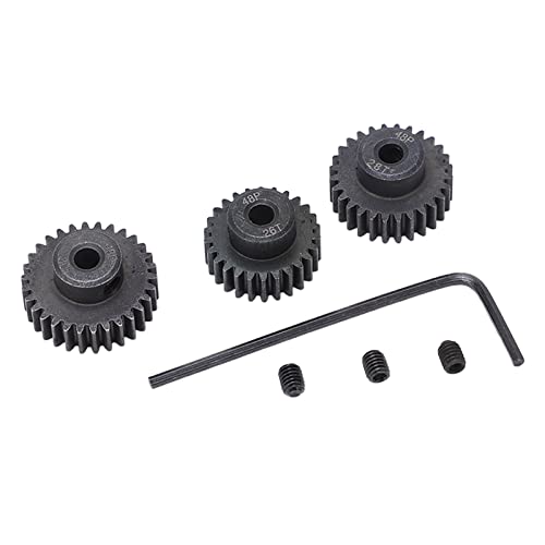 Yiziecce High Search Core Motor Set für RC -Autos für Pulvermetallurgie gehärteter Ritzel, 48p 3,175 mm, 26T 28T 30T -Gang -Set, langlebige Leistung, reibungsloser Betrieb Yiziecce High Search Core Motor Set für RC -Autos für Pulvermetallurgie gehärteter Ritzel, 48p 3,175 mm, 26T 28T 30T -Gang -Set, langlebige Leistung, reibungsloser Betrieb von YIZISECCE