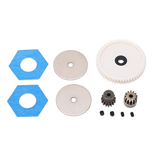 Yiziecce für axiales SCX10 RC Crawler Car, großes 56 -t -Spurgetriebe, 13T -Motorrad, Upgrade -Teile, hohe Drehmomentgetriebe, langlebige Metalllegierung, glattes Betrieb, (Weiß) von YIZISECCE