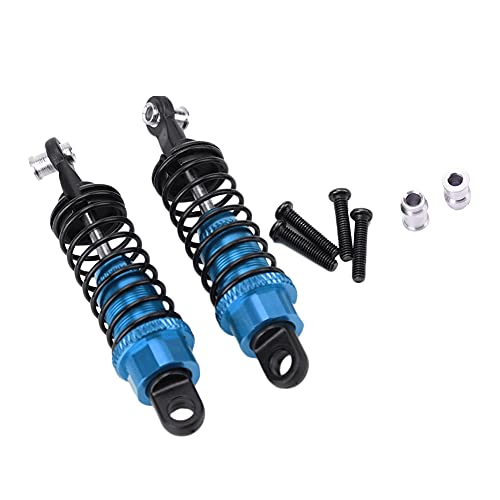 Yizisecce Aluminiumlegierung Stoßdämpfer für A959 1/18 RC -Auto, 2pcs -Dämpfer, haltbare Upgrade -Teile, verbesserte Aufhängungleistung, glattes Fahrt mit der Straße, vordere (Blau) von YIZISECCE