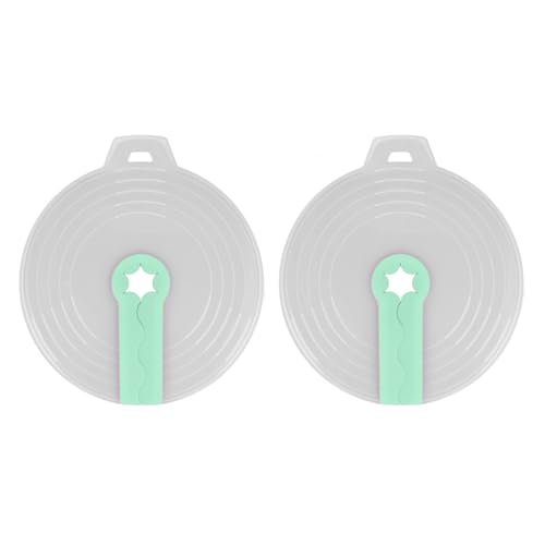 Yizisecce für 2pcs Silikon -Anti -Spritzdeckel für Mixerschalenabdeckung, Ei -Whisk -Spritzschutz zum Mischen von Eiern, Schlagsahne, Schaummilch (Grün) von YIZISECCE