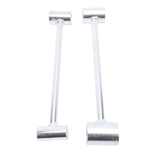 Yizisecce für Scharnierspaltungsschlüssel, 2 Stcs, geschweißtes Kohlenstoffstahl, zweiköpfig einstellbar, für die Türreparatur von YIZISECCE