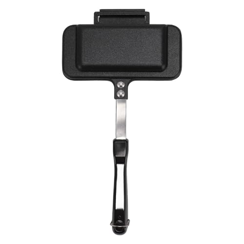 Yizisecce für Waffelhersteller Pan+Nicht -Stick+Tragbares Aluminium+für das Frühstücksbacken in Familienfürsten (Stil 1) von YIZISECCE