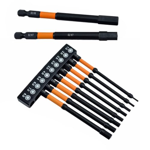 10pcs Bohrer Bits Set Security Manipulations Proof Drillbits 1/4 Sechseck Shank Schnell Ändern Anschluss Treiberschraubendreher Bit von YIZITU