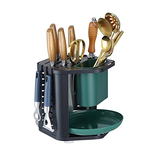360-Grad Haushaltsarbeitsplatte Rotary Messerhalter Multifunktionaler Stäbchen Rohrlöffel Löffel Küchenregal Mehrzweck Regalhalter 360-Grad Haushaltsarbeitsplatte Rotary Messerhalter Multifunktionaler Stäbchen Rohrlöffel Löffel Küchenregal Mehrzweck Regalhalter von YIZITU