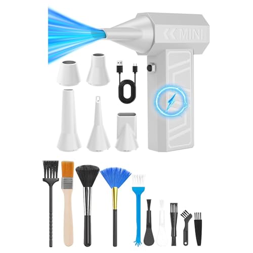 41 M/s Elektrische Gebläse 5 Austauschbare Düsen 10 Reinigen Bürstenlose Motor Technologie Zum Trocknen Der Workshop Werkzeugluftgebläse Für Haustiertrocknen von YIZITU