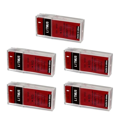 5 Pack Fast Reaktionsteststreifen Mehrere Anwendungsflüssigkeitsanalyse Werkzeug Für Bodenwasserkosmetische Qualität Multifunktional Testpapier Bodenwasserlösung von YIZITU