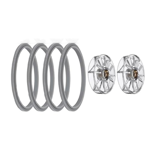 6 Stück Dichtungsringe Motorbasis Getriebe klar Blenders Rad Mixer Basis Getriebe Entsafter Komponente für 600W 900W Mixer von YIZITU
