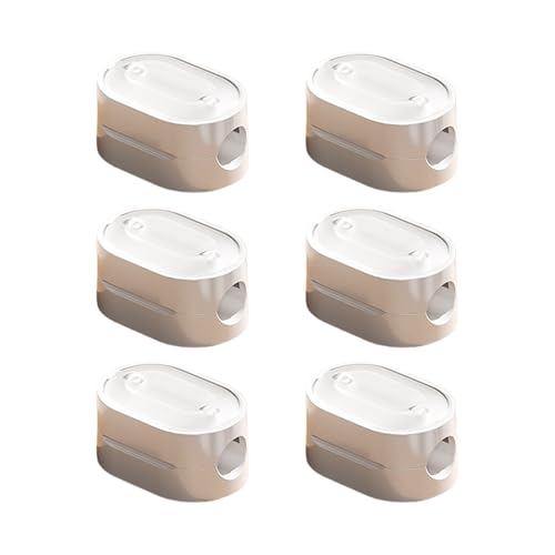 6 x Kabel-Management-Organizer-Clips, platzsparende Designs für effiziente Drahtorganisation, Heimbüro oder Arbeitsbereiche, Kabelklemmen 6 x Kabel-Management-Organizer-Clips, platzsparende Designs für effiziente Drahtorganisation, Heimbüro oder Arbeitsbereiche, Kabelklemmen von YIZITU