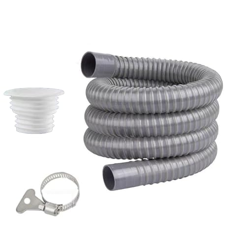 70 cm/100 cm Länge, PVC-Ablaufschlauch, auslaufsicher, einfach zu installieren, Sanitäranlagen für multifunktionale Verwendung in Waschbecken und Waschbecken, einfache Installation von von YIZITU