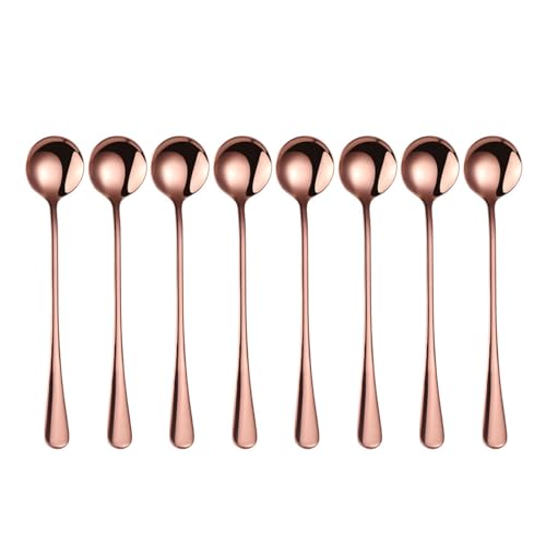 8 Stück Küchengeschirr Löffel Set Edelstahl Kaffeelöffel Rührlöffel Dessertlöffel zum Rühren Rührlöffel 8 Stück Küchengeschirr Löffel Set Edelstahl Kaffeelöffel Rührlöffel Dessertlöffel zum Rühren Rührlöffel von YIZITU