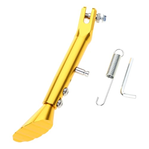 ATV Motorrad Verstellbarer Kickstand Seitenständer Halter Parkständer Fuß Roller E-Bike Seitenständer Halter Seitenhalter Duschvorhang für Stuhl Auto Ohne Nägel Modern Schreibtisch Motorrad E von YIZITU