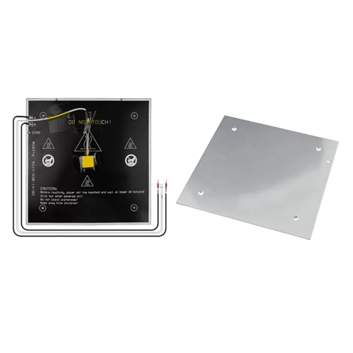 Aluminium-Heizbettplattform, 235 x 235 mm, Aluminium-Heizbett-Bauplatte für Drucker-Upgrades und Wartung, präzises Druck-Upgrade von YIZITU