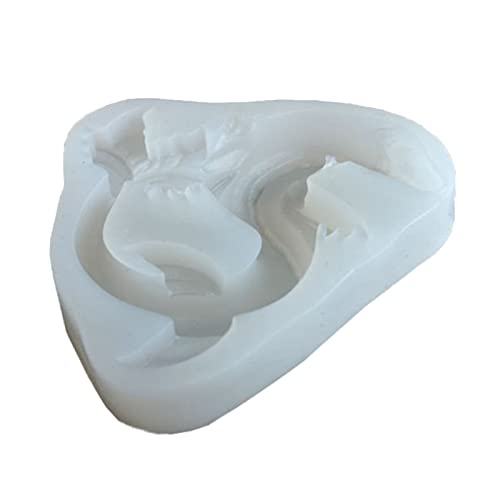 Dinosaurier-Silikonform für Projekte, reißfest, wiederverwendbar, Seifenherstellung, Geschenk, Zubehör, Silikonformen für die Herstellung von YIZITU